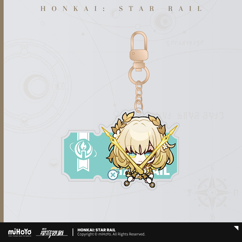 [Official Merchandise] Pom-Pom Exhibition Hall Series: Acrylic Charms | Honkai: Star Rail