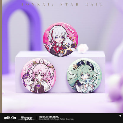 [Official Merchandise] Little Cat Series Tinplate Badges | Honkai: Star Rail