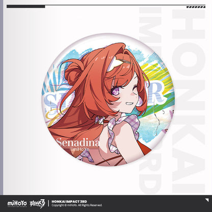 [Pre-Order] Summer Cruise Series Vol.6 Tinplate Badge | Honkai Impact 3rd (Within 200 Days)