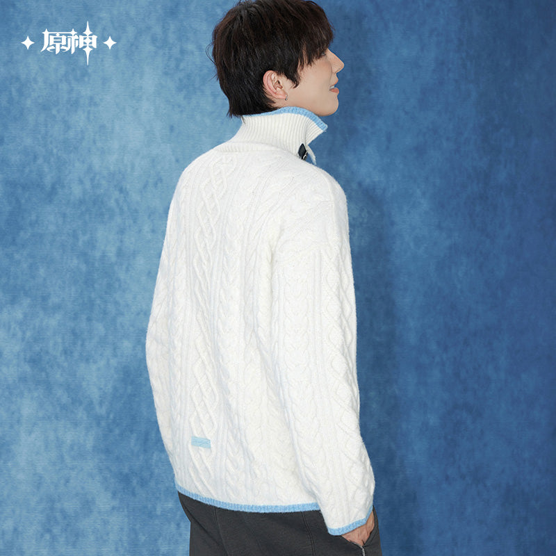 [Pre-Order/Limited] Tartaglia Theme Impression Series Cable Knit Lapel Sweater | Genshin Impact (Aug 2026)