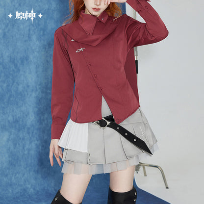 [Pre-Order/Limited] Tartaglia Theme Impression Series Irregular Pleated Skirt | Genshin Impact (Aug 2026)