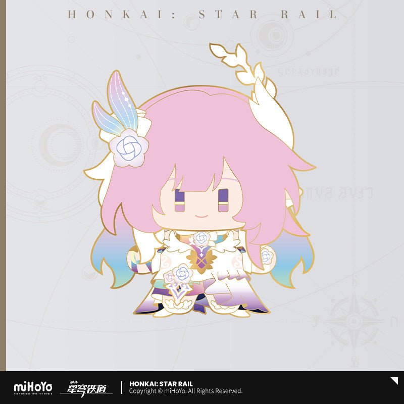 [Official Merchandise] Chibi Doll Series Happy Shake Metal Badge | Honkai: Star Rail