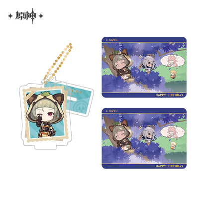 [Official Merchandise] Captured Memories Series: Character Standee Collectible Card Set | Genshin Impact