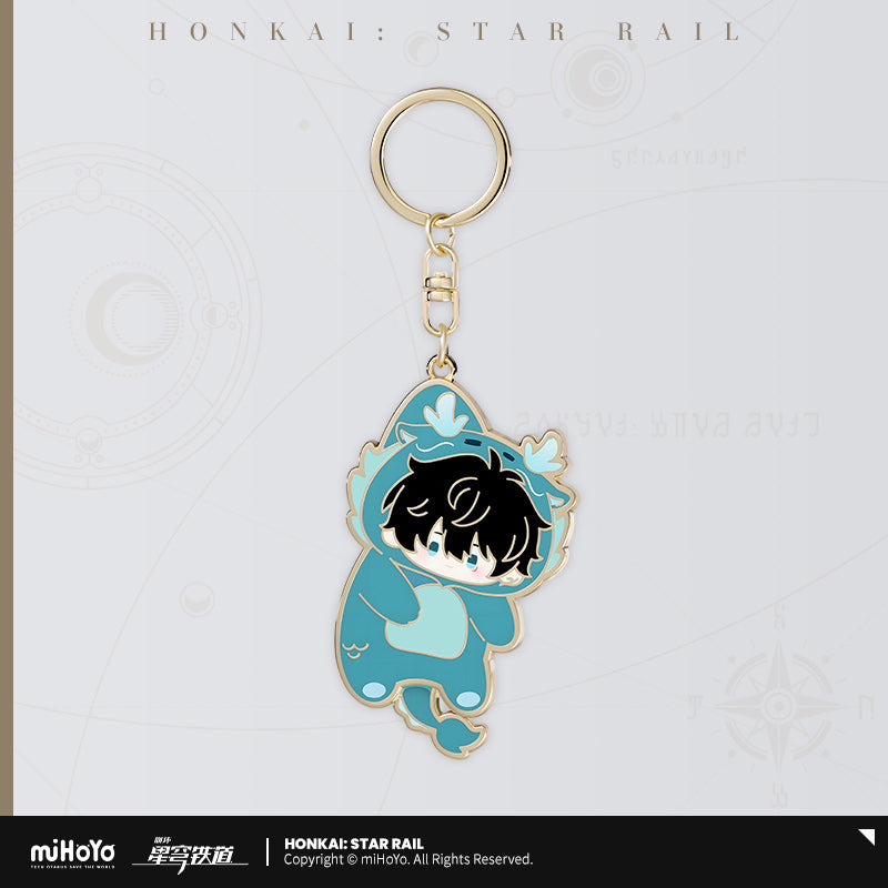 [Official Merchandise] Boys’ Dormitory Series Chibi Metal Charm | Honkai: Star Rail