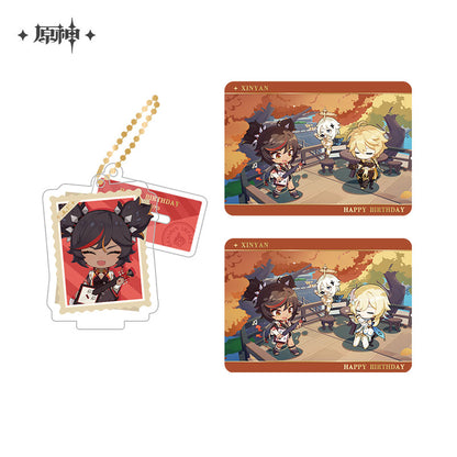 [Official Merchandise] Captured Memories Series: Character Standee Collectible Card Set | Genshin Impact