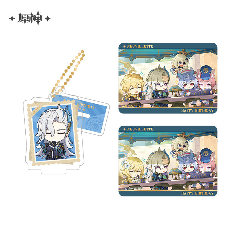 [Official Merchandise] Captured Memories Series: Character Standee Collectible Card Set | Genshin Impact