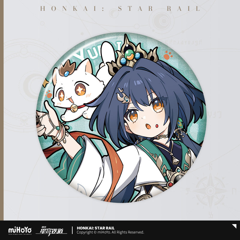 [Official Merchandise] Little Cat Series Tinplate Badges | Honkai: Star Rail