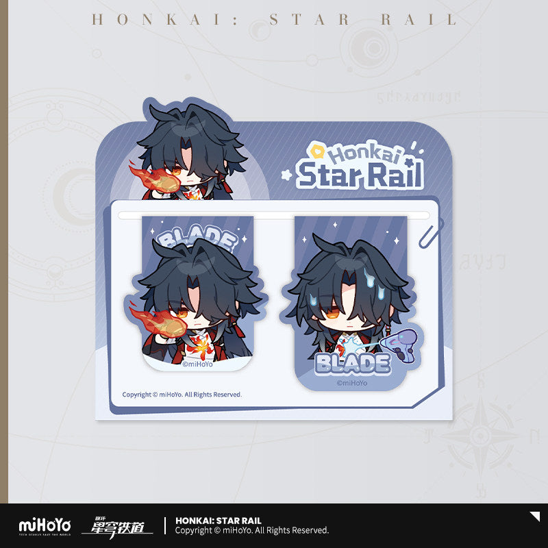[Official Merchandise] Pom-Pom Gallery Series Soft Magnetic Bookmark Set | Honkai: Star Rail