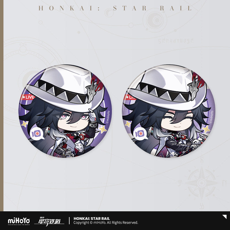 [Official Merchandise] Owlbert’s Reception Room Series Tinplate Badge Set | Honkai: Star Rail