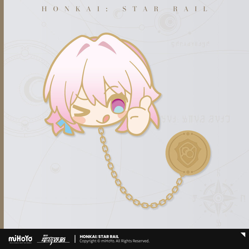 [Official Merchandise] Pom-Pom Exhibition Hall Series Metal Badge | Honkai: Star Rail