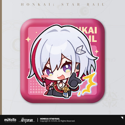 [Pre-Order] Pom-Pom Exhibition Hall Series: Square Badges | Honkai: Star Rail (June 2024)