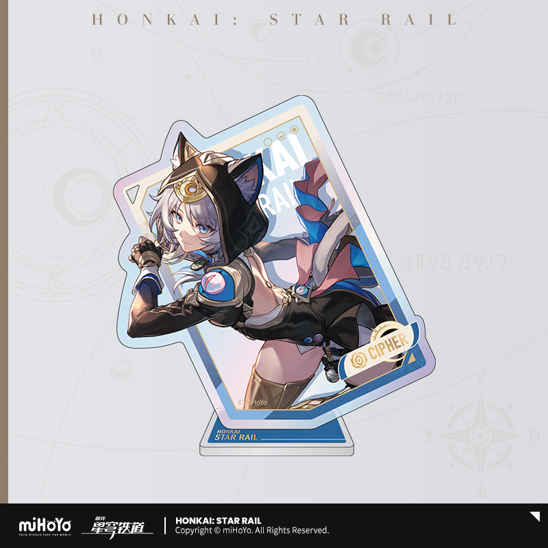[Official Merchandise] Interstellar Journey Series Acrylic Hangable Standee | Honkai: Star Rail