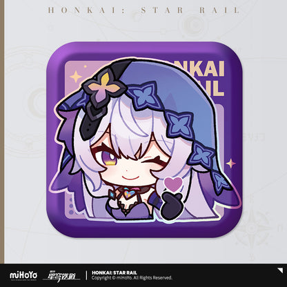 [Official Merchandise] Pom-Pom Exhibition Hall Series: Square Badges | Honkai: Star Rail