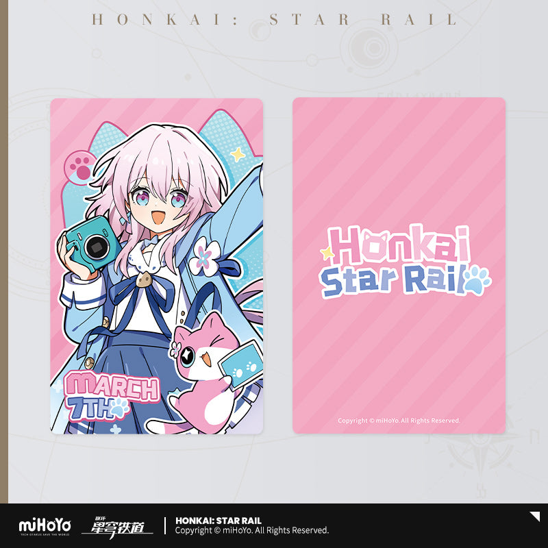 [Official Merchandise] Little Cat Series Holographic Collectible Ticket | Honkai: Star Rail