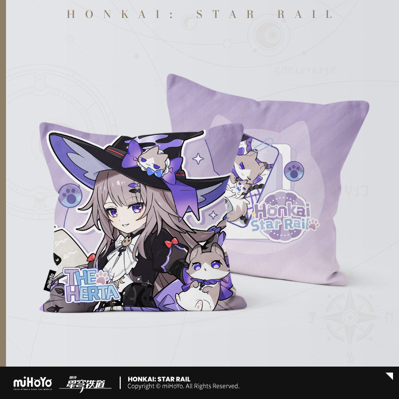 [Official Merchandise] Little Cat Series Square Pillow | Honkai: Star Rail