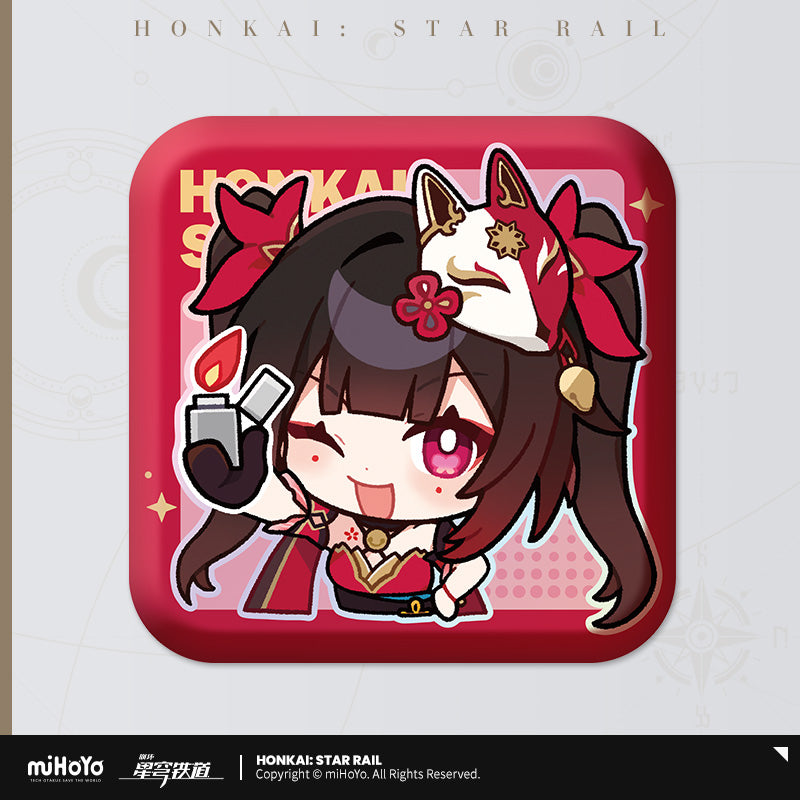 [Official Merchandise] Pom-Pom Exhibition Hall Series: Square Badges | Honkai: Star Rail