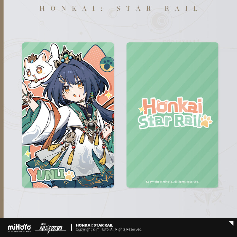 [Official Merchandise] Little Cat Series Holographic Collectible Ticket | Honkai: Star Rail