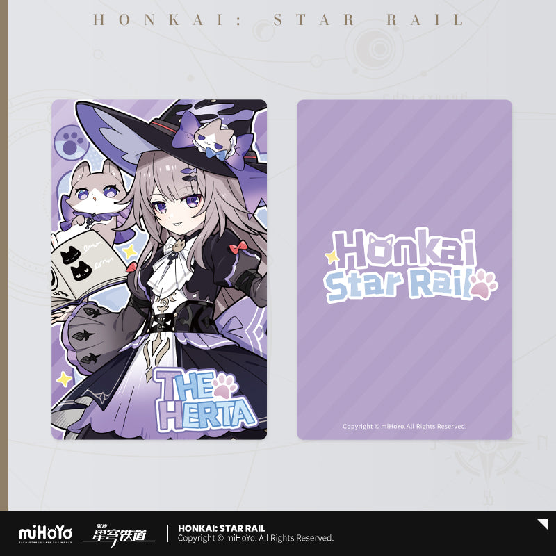 [Official Merchandise] Little Cat Series Holographic Collectible Ticket | Honkai: Star Rail