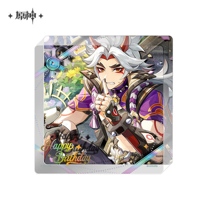 [Official Merchandise] Birthday Series Character Thick Acrylic Coasters 2025 | Genshin Impact