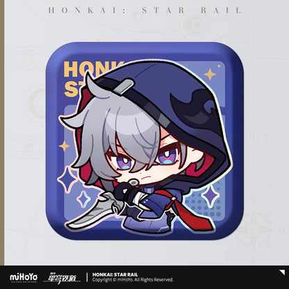 [Official Merchandise] Pom-Pom Exhibition Hall Series: Square Badges | Honkai: Star Rail