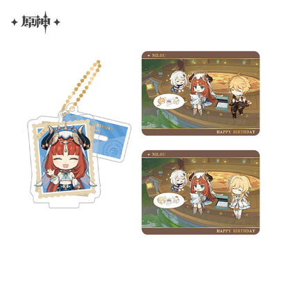 [Official Merchandise] Captured Memories Series: Character Standee Collectible Card Set | Genshin Impact