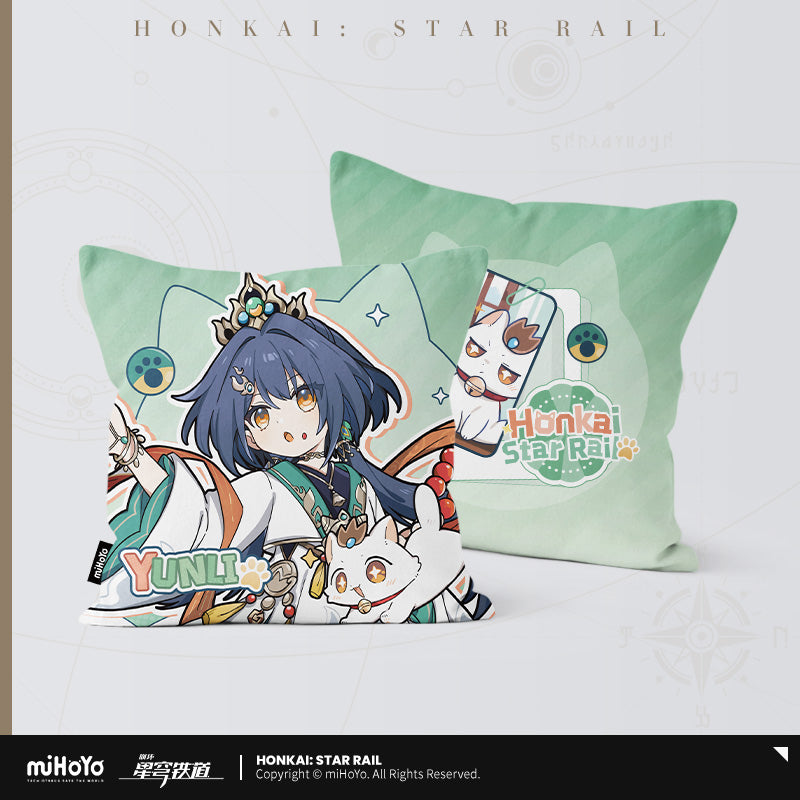 [Official Merchandise] Little Cat Series Square Pillow | Honkai: Star Rail