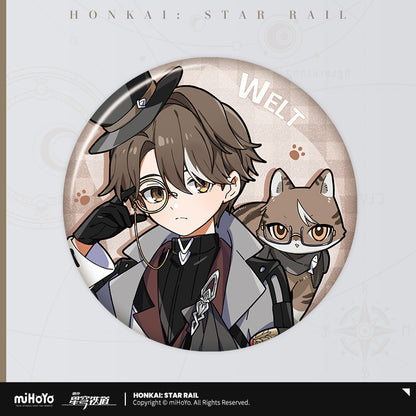 [Official Merchandise] Little Cat Series Tinplate Badges | Honkai: Star Rail