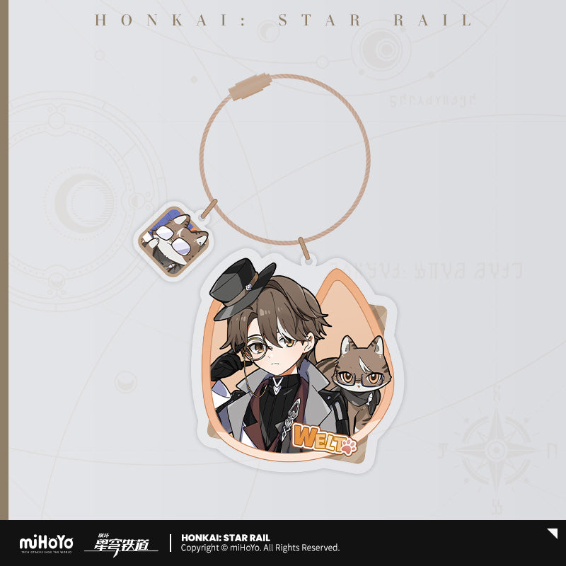 [Official Merchandise] Little Cat Series Acrylic Charm | Honkai: Star Rail