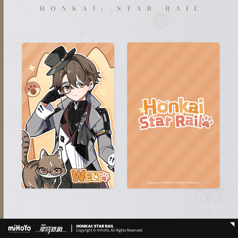 [Official Merchandise] Little Cat Series Holographic Collectible Ticket | Honkai: Star Rail
