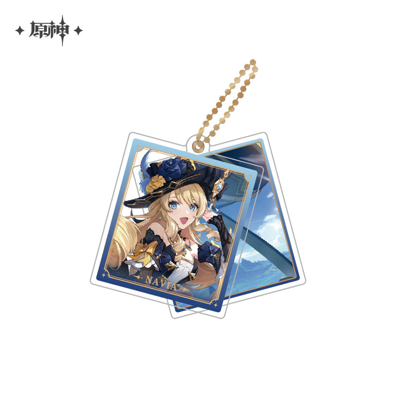 [Official Merchandise] Genshin Impact Theme Series Character Double-Sided Acrylic Keychains