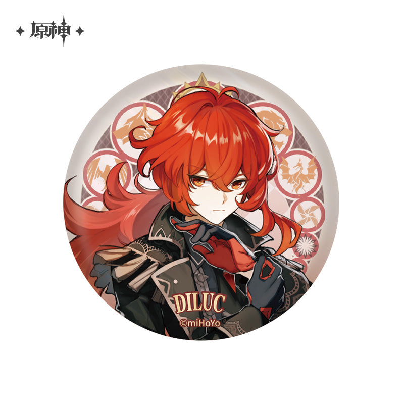 [Pre-Order] Mondstadt City Theme Series Character Badge - New Craft | Genshin Impact