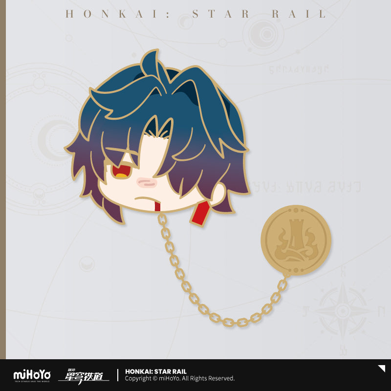 [Official Merchandise] Pom-Pom Exhibition Hall Series Metal Badge | Honkai: Star Rail