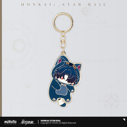 [Official Merchandise] Boys’ Dormitory Series Chibi Metal Charm | Honkai: Star Rail