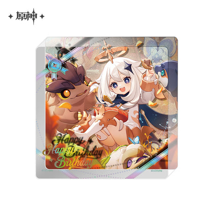 [Official Merchandise] Birthday Series Character Thick Acrylic Coasters 2025 | Genshin Impact