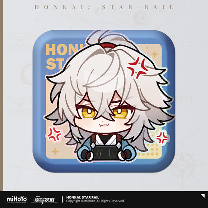 [Official Merchandise] Pom-Pom Exhibition Hall Series: Square Badges | Honkai: Star Rail