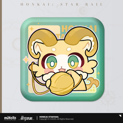 [Official Merchandise] Pom-Pom Gallery Series Square Badge | Honkai: Star Rail