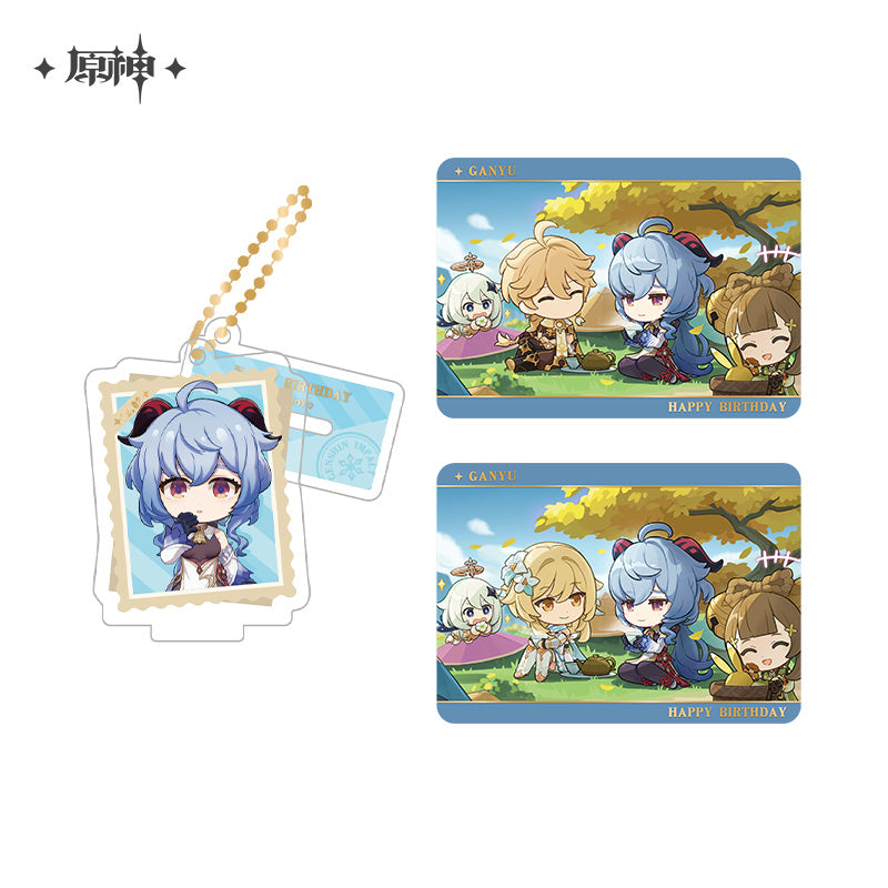 [Official Merchandise] Captured Memories Series: Character Standee Collectible Card Set | Genshin Impact