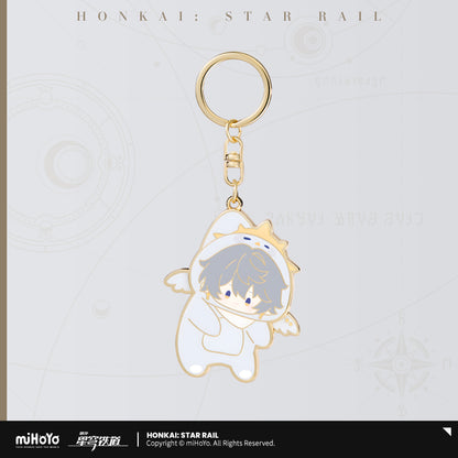 [Official Merchandise] Boys’ Dormitory Series Chibi Metal Charm | Honkai: Star Rail