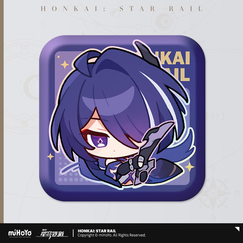 [Official Merchandise] Pom-Pom Exhibition Hall Series: Square Badges | Honkai: Star Rail