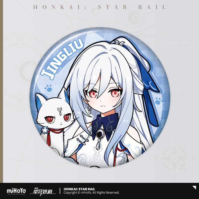 [Official Merchandise] Little Cat Series Tinplate Badges | Honkai: Star Rail