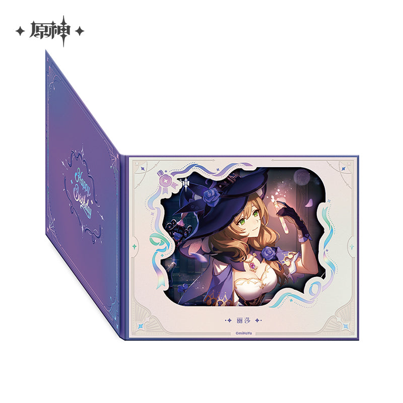 [Official Merchandise] Birthday Series Flip-Page Lattice Window Shikishi 2025 | Genshin Impact