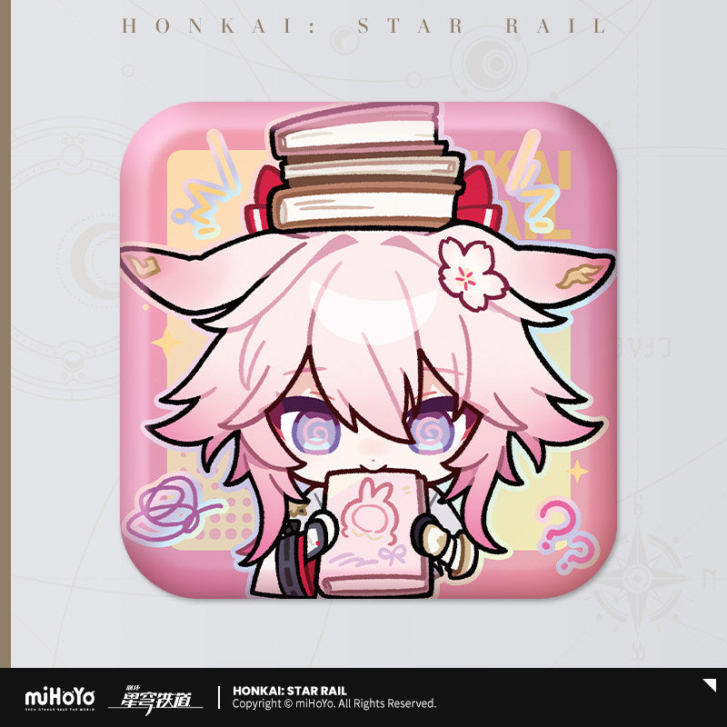 [Official Merchandise] Pom-Pom Gallery Series Square Badge | Honkai: Star Rail