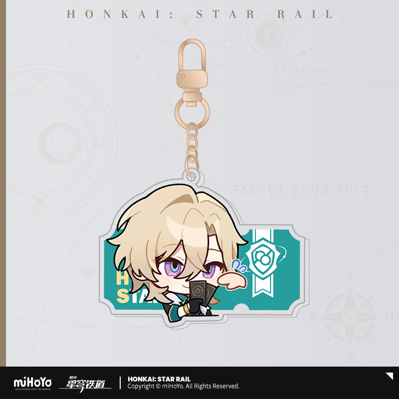 [Official Merchandise] Pom-Pom Exhibition Hall Series: Acrylic Charms | Honkai: Star Rail