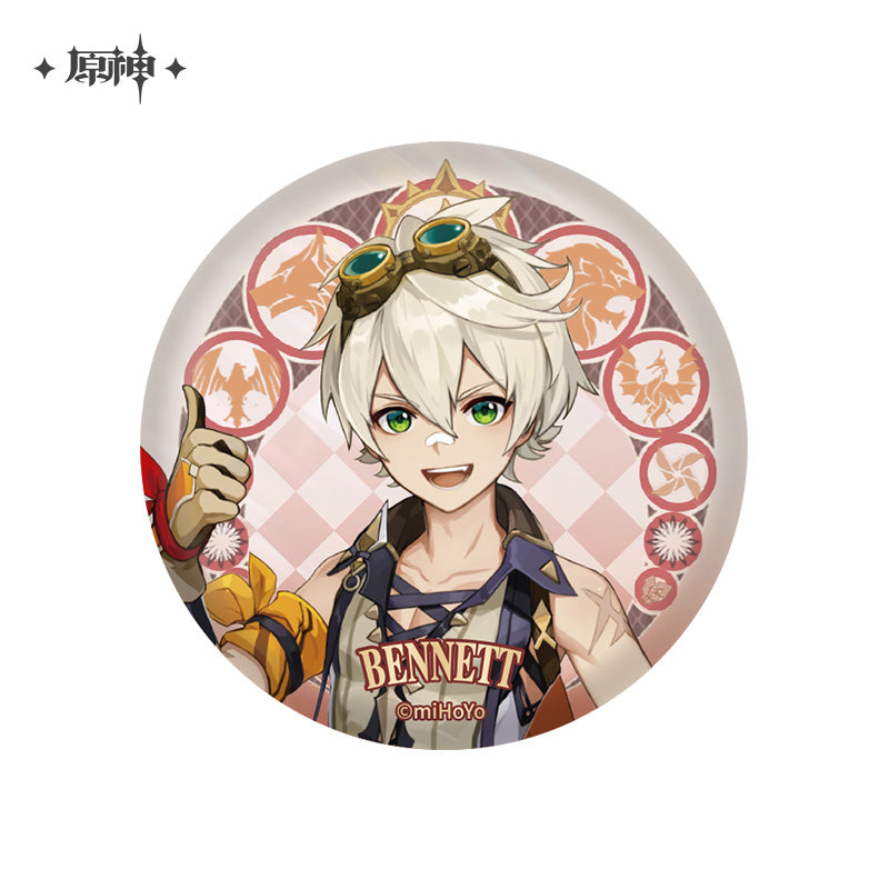 [Pre-Order] Mondstadt City Theme Series Character Badge - New Craft | Genshin Impact
