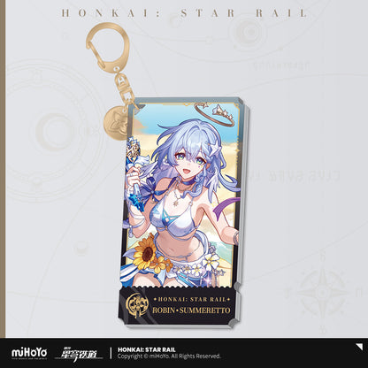 [Official Merchandise] Illustration Series Acrylic Keychains - Remembrance Path | Honkai: Star Rail