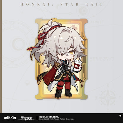 [Pre-Order] Express Travel Notes Series Chibi Holographic Collectible Ticket | Honkai: Star Rail (Within 200 Days)