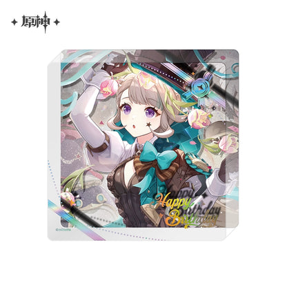 [Pre-Order] Birthday Series Character Thick Acrylic Coasters 2025 | Genshin Impact (Nov 2025)