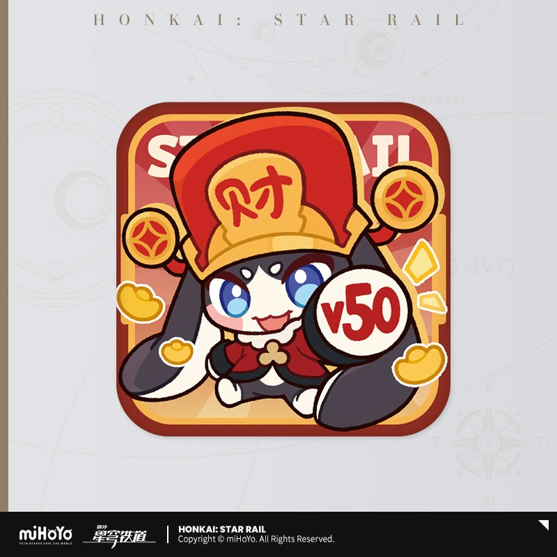 [Official Merchandise] KFC Series Chibi Sticker Pack Tinplate Badge | Honkai: Star Rail
