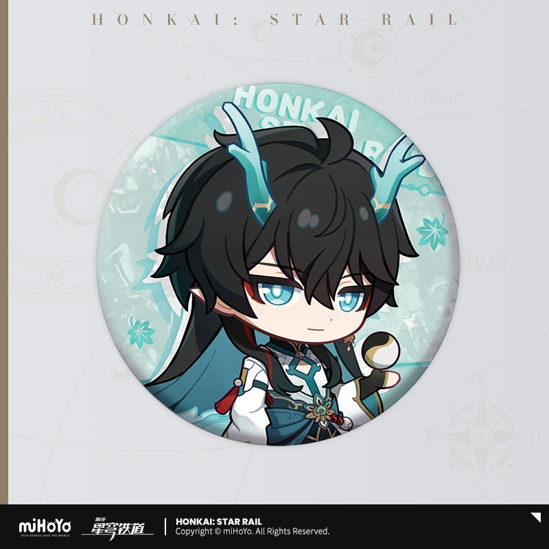 [Official Merchandise] Express Travel Notes Series Chibi Tinplate Badge | Honkai: Star Rail