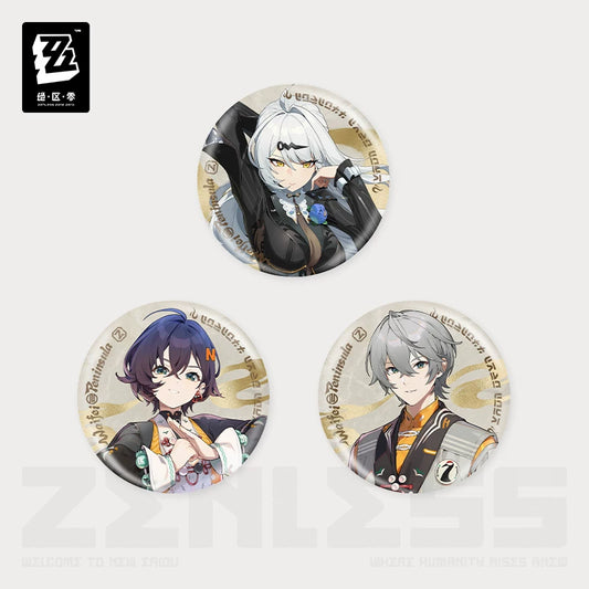 [Pre-Order] Eridu Fashion Series Vol.2 Tinplate Badge | Zenless Zone Zero (Jul 2026)